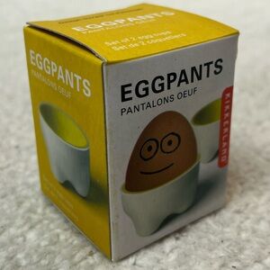 ☀️2/$14☀️Kikkerland Eggpants Egg Holder Set of Two